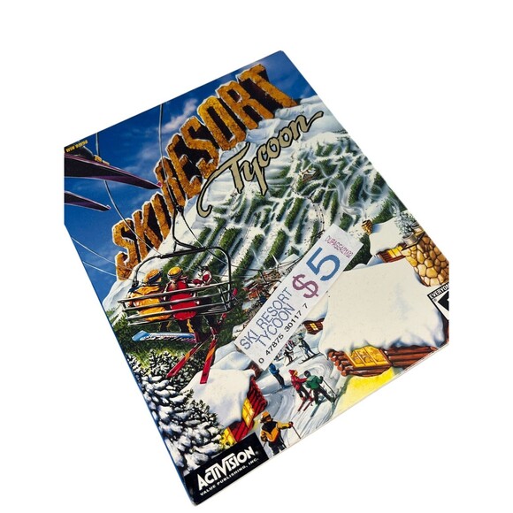 RARE Ski Resort Tycoon Activision (Windows PC, 2000) Big Box SEALED! NEW IN BOX - Picture 3 of 9